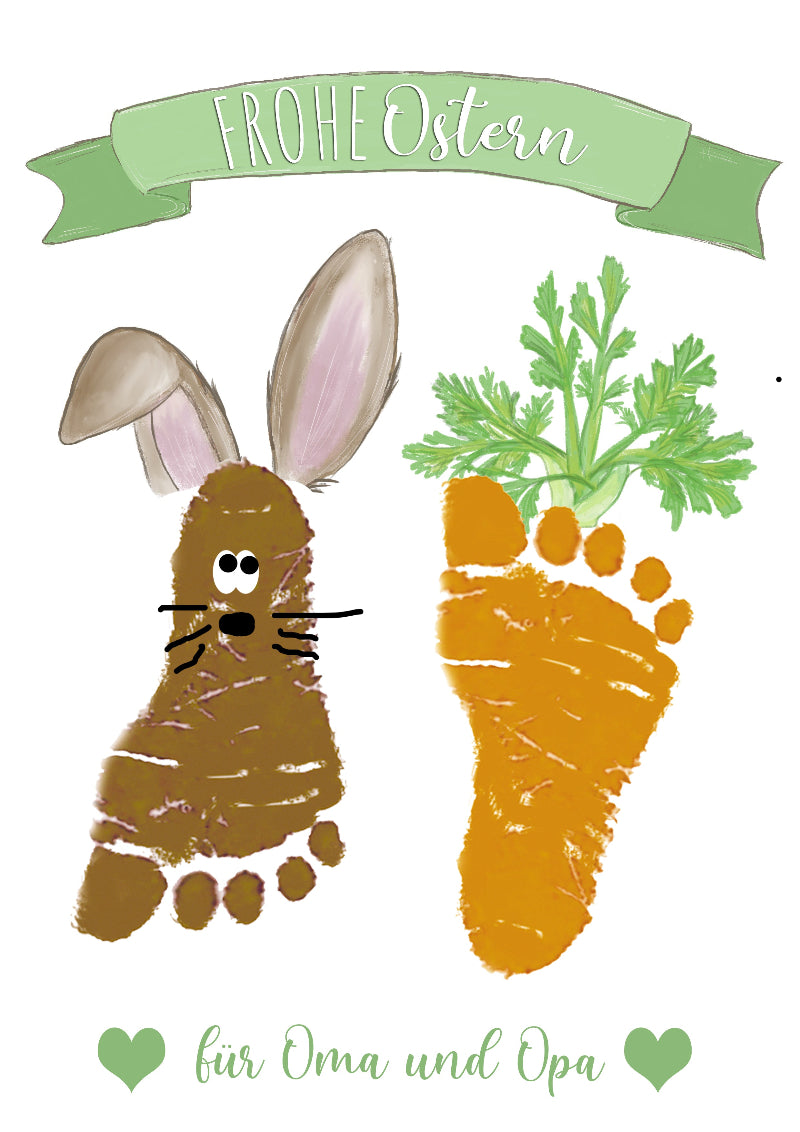 handprint easter for free, digitaler Download, Baby Child Diy, Set, eastercrafts