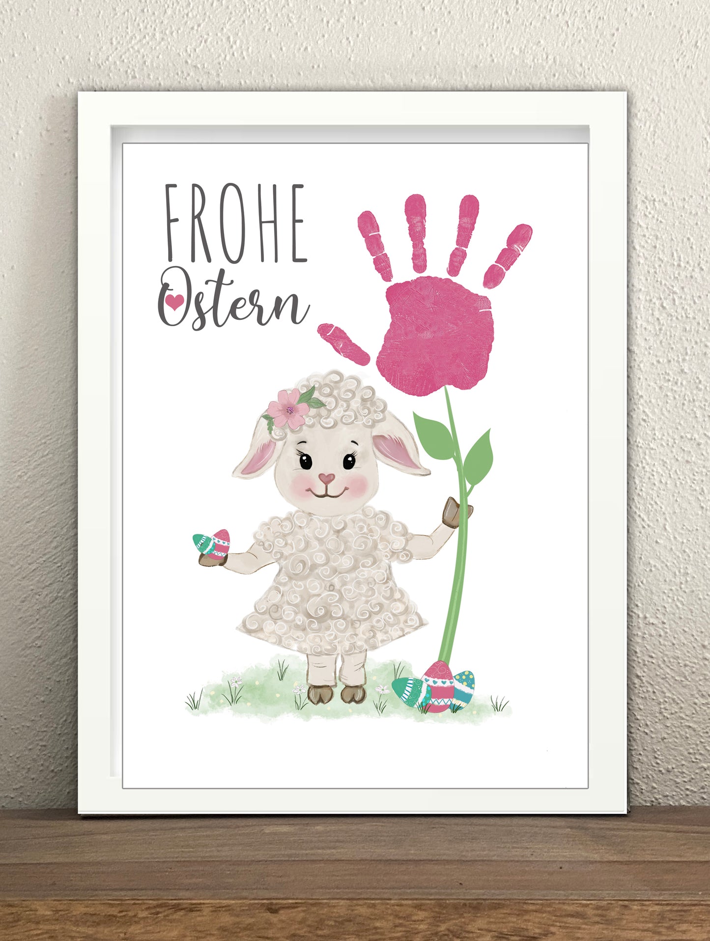 Leni Lamm Ostern Download Handabdruck und Fußabdruck