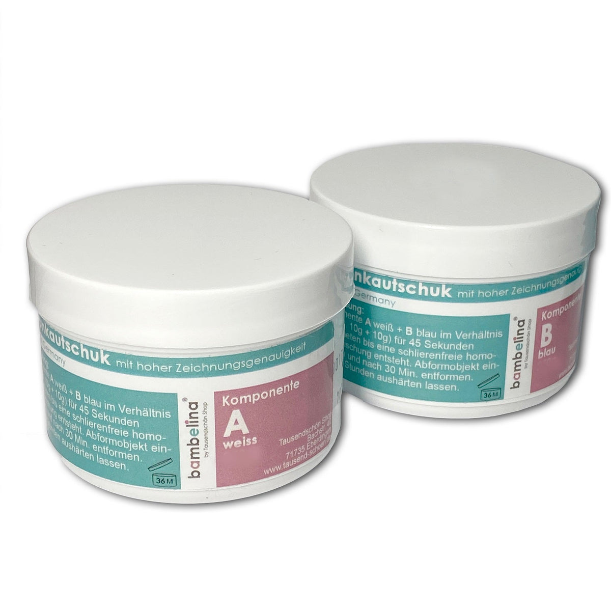 1.000g Knetsilikon bambelina® Silikon Kautschuk, Abformmasse