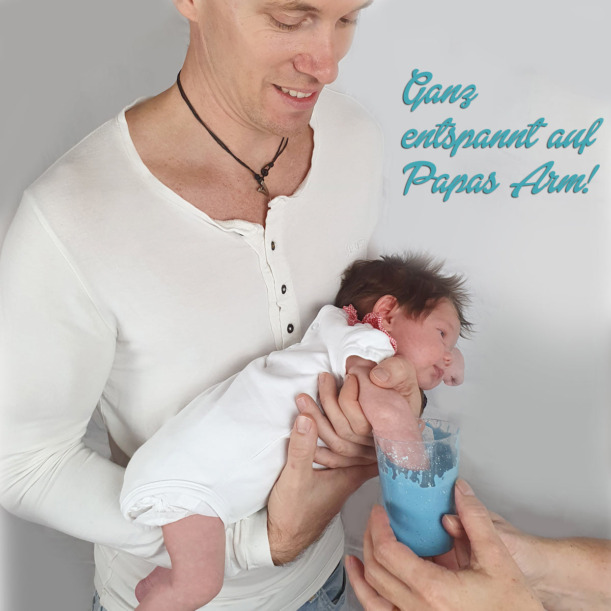 3D Gipsabdruck erstellen, Abformung von Babyhand