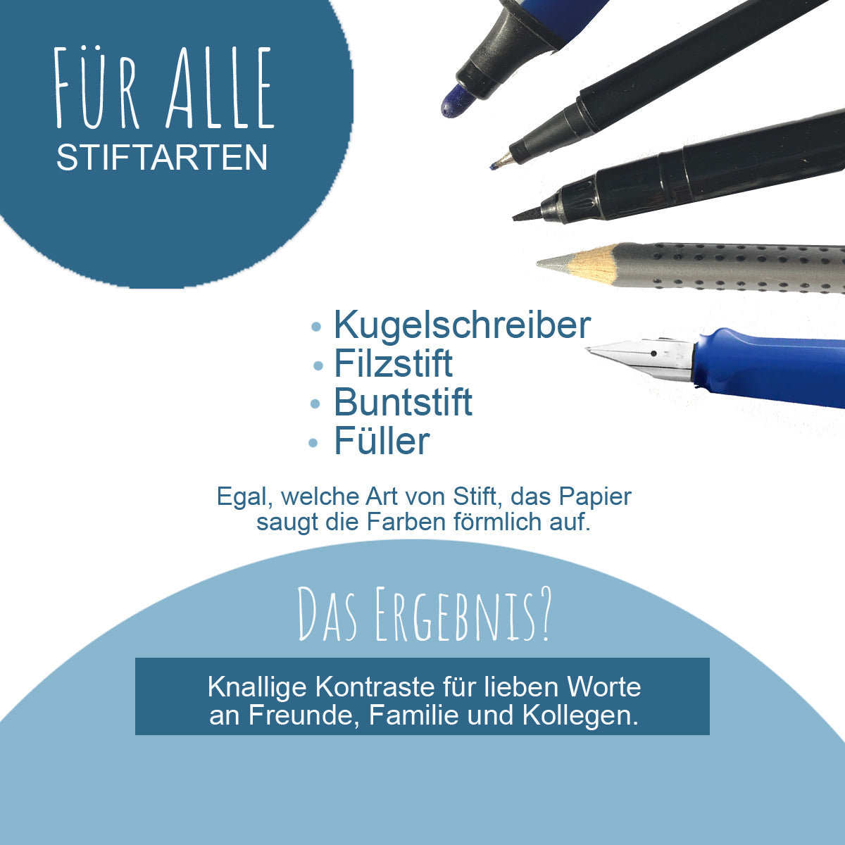 Beileidskarte auch für Tinte