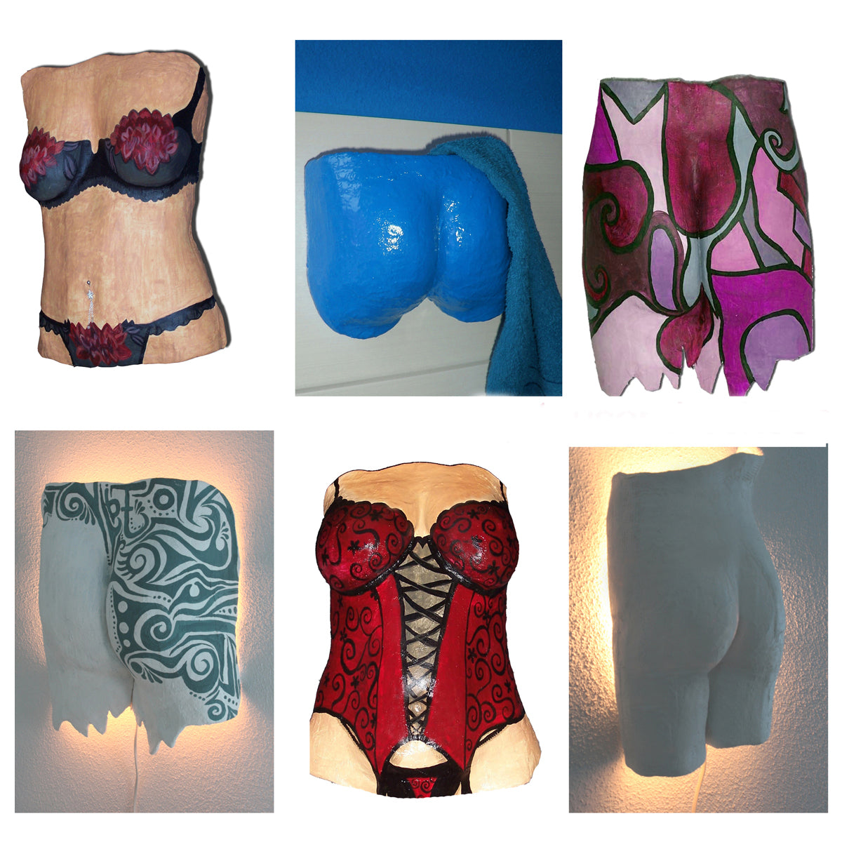 Geschenkidee zum Jahrestag. Gipsabdruck von Brust oder Po. Sexy Diy Geburtstagsgeschenk zum selbermachen für Freund oder Freundin. Basteln mit Jungesellinenabschied.