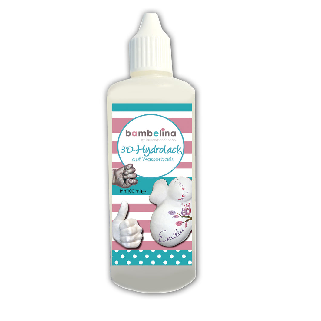 3D Hydrolack, transparent und hochglänzend, 100ml