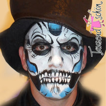 Lade das Bild in den Galerie-Viewer, 21 + 3  Eulenspiegel Schminkfarben Set, Kinderschminke, Theaterschminke in Metallpalette mit 21 Farben, 3 Glitzer, 2 Profi-Pinsel, Schwämmchen, dermatologisch getestet, Deutsches Produkt
