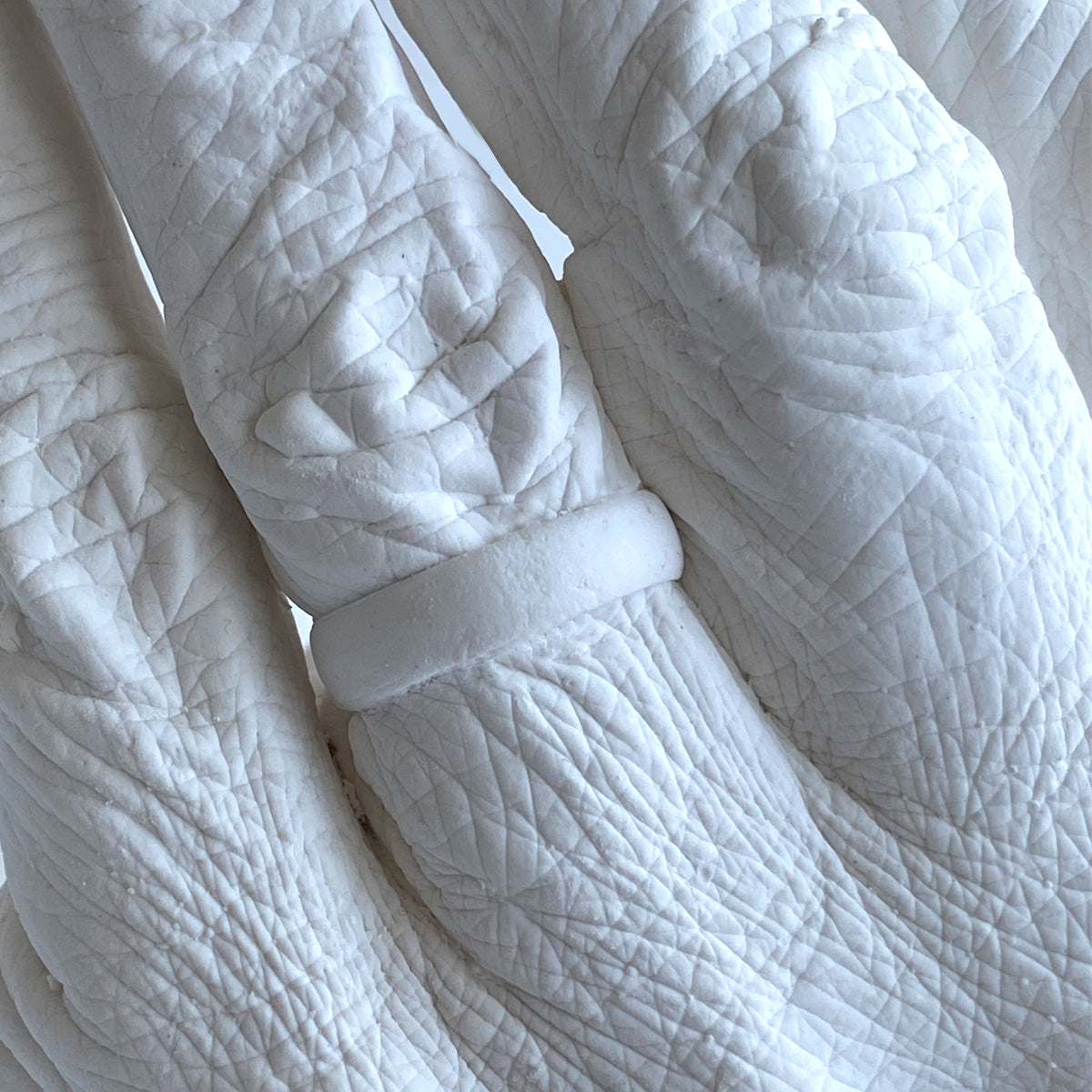 Handabdruck als Gipsabdruck Set für Oma und Opa