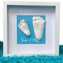 Lade das Bild in den Galerie-Viewer, Handabdruck Set für Mehrfachabdrücke von Säugling/ Babys Hand und Fuß ( bis 10 cm) , Art.Nr. 1039
